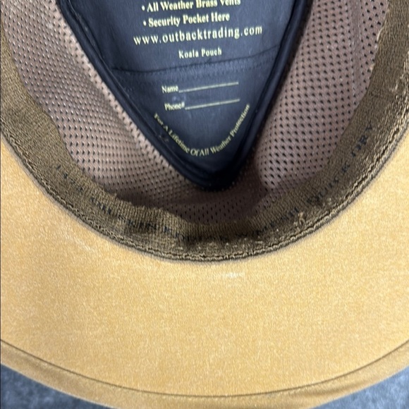 Outback Tan Fedora Hat - Picture 6 of 11
